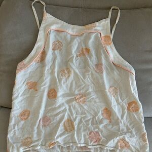 Shell Print Pajama Set